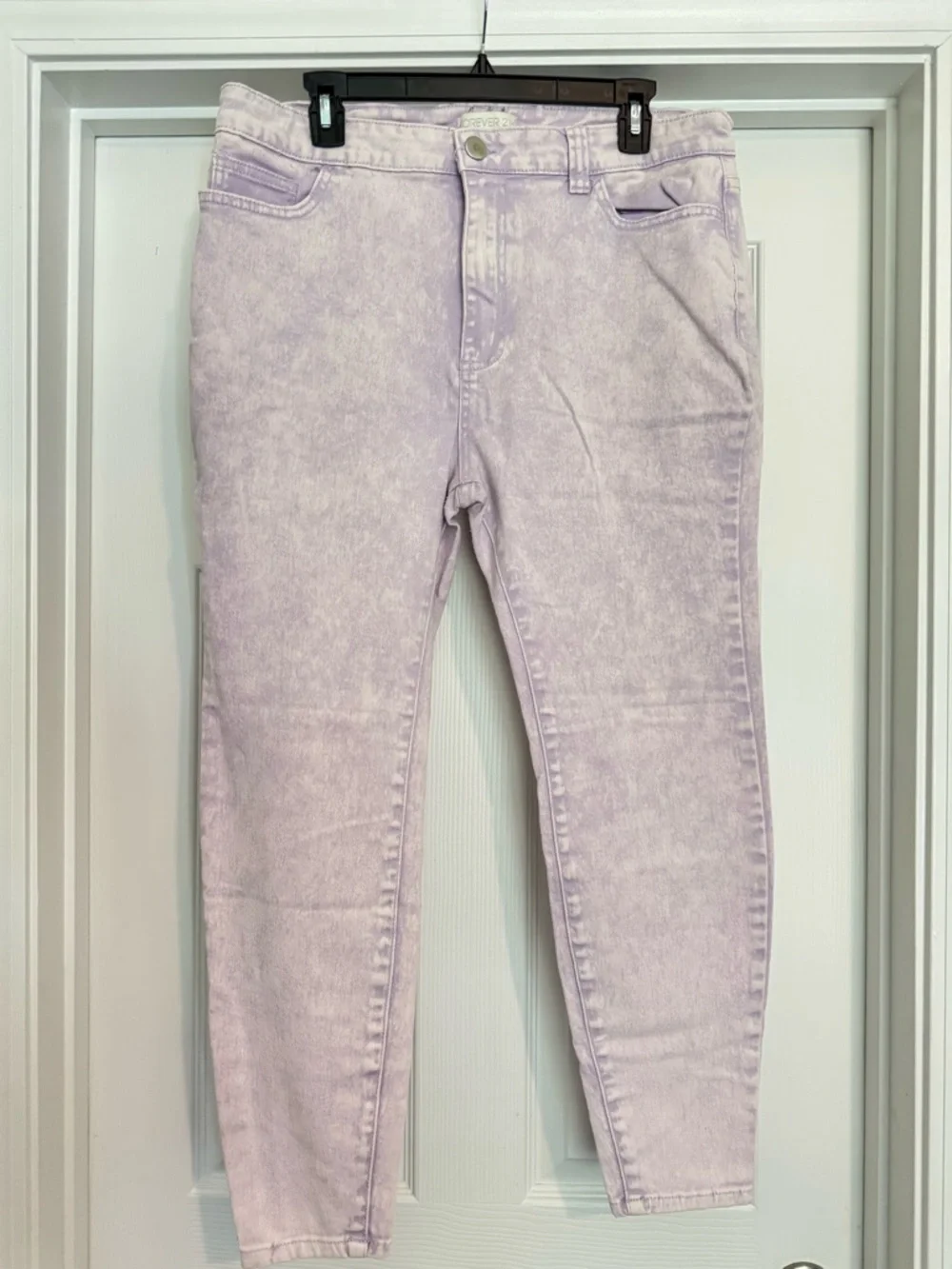 Forever 21 Lavender Skinny Jeans - Picture 8 of 9